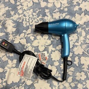 BaBylissPRO Travel Blue Hair Dryer
